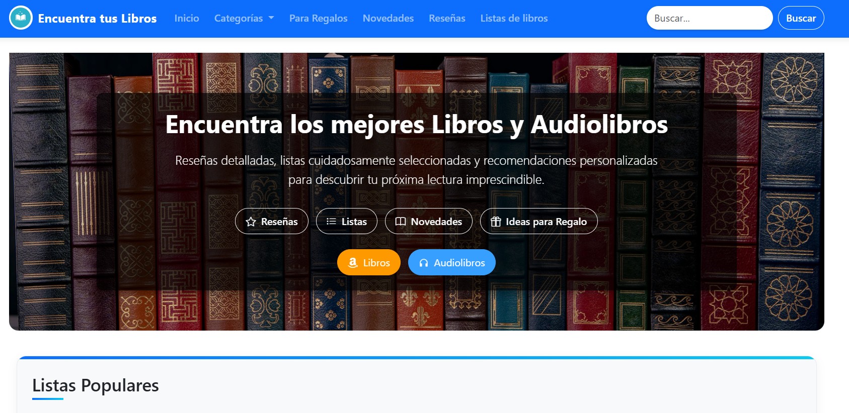 EncuentraTusLibros - Book Discovery Platform